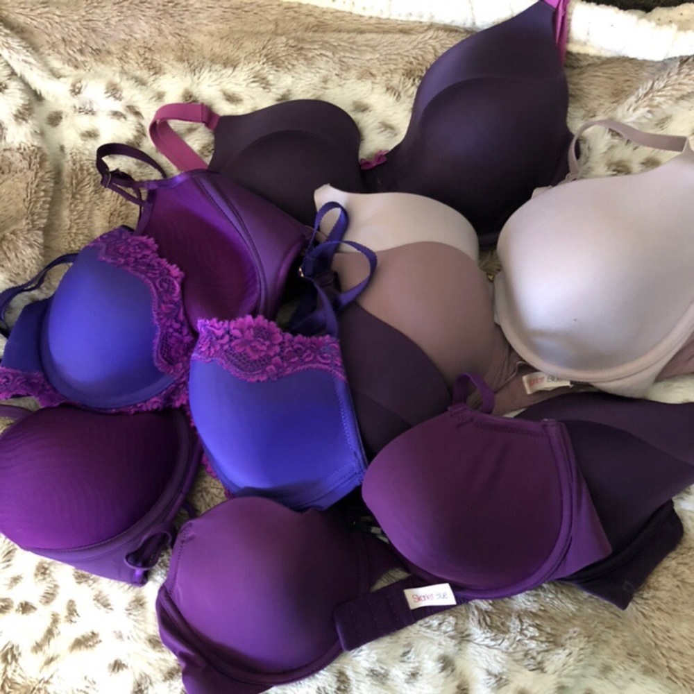 Purple bras